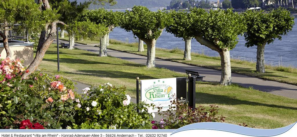 Hotel Villa Am Rhein アンダーナッハ エクステリア 写真